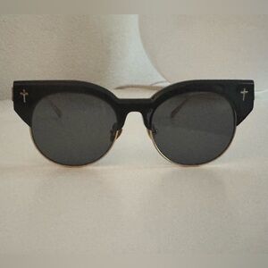 Valley Eyewear ADCC II black w gold titanium trim